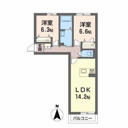 シャーメゾン森の物件間取画像